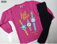 Conjunto Infantil Moletom Relógio (CJI3525)
