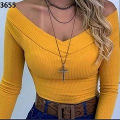 Blusa Canelada Canoa (BCC3655)