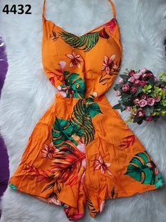 Macaquinho Viscose Estampado (MVE4432) Tamanho M