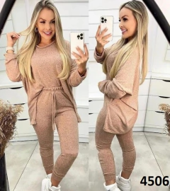 Conjunto Lanzinha Blusa Fechada e Calça (CJL4506)