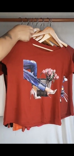 Blusa TShirt sem opção escolha estampa e cor