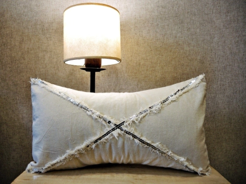 Almohadón Boho | CRUZ PLATA