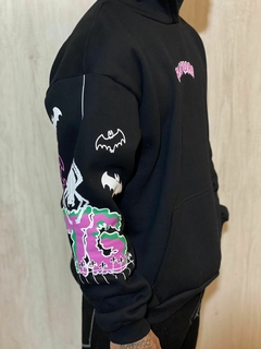 BUZO OVER HALLOWEEN BLACK - comprar online