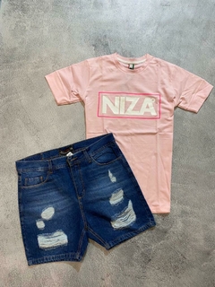 BERMUDA MOM AZUL - tienda online