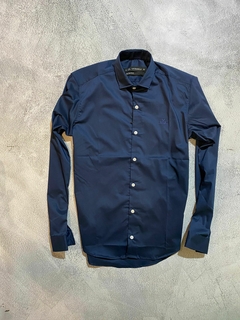 CAMISA ML AZUL