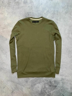 SWEATER PANAL VERDE MILITAR