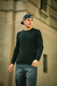 SWEATER PANAL NEGRO - comprar online