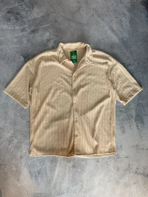 CAMISA LINO BEIGE