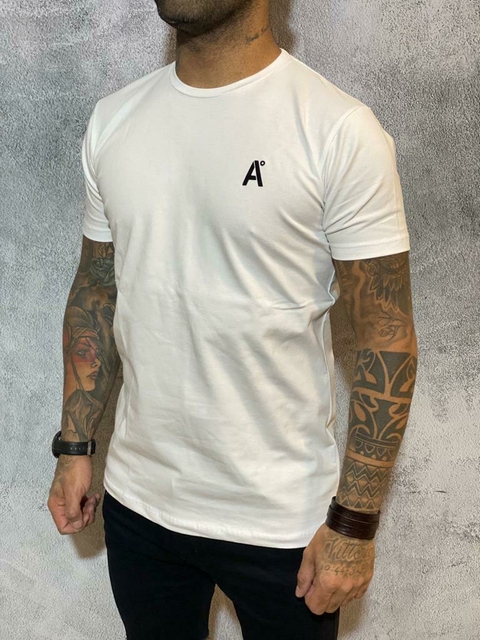REMERA AZZ BLANCA LISA ELASTIZADA