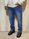 JEAN MOM LISO AZUL