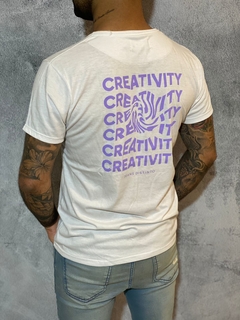 REMERA BLANCA CREATIVE - comprar online
