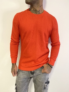 SWEATTER PANAL ROJO