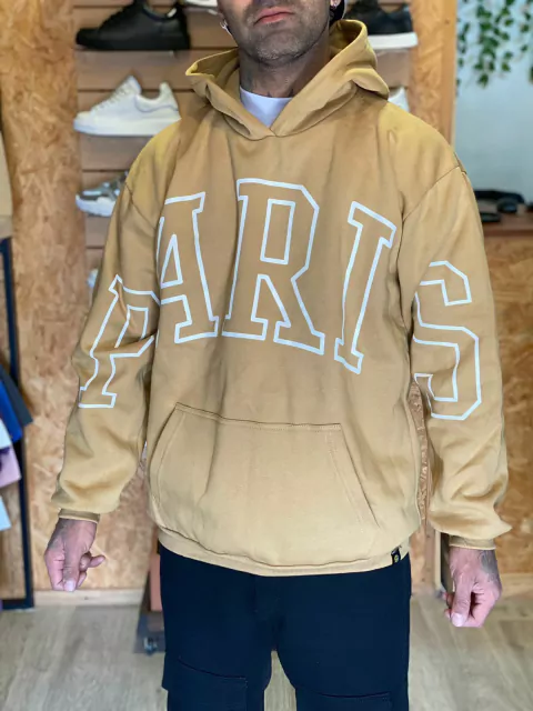 buzo paris over size mostaza