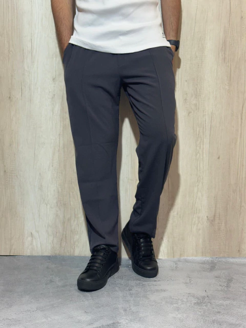 PANTALON SASTRERO GRIS OSCURO - comprar online