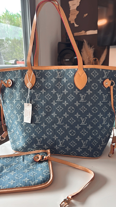 Neverfull denim Lv