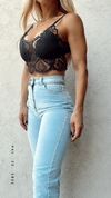 top brasier mallorca negro