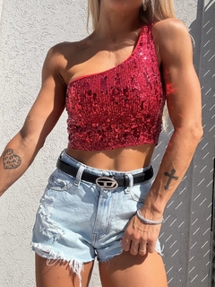 Top Carol one shoulder - comprar online