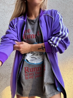 Campera Adidas lila - comprar online