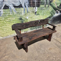 BANCO RÚSTICO QUEBRACHO 1.5 METRO - N°35 - comprar online