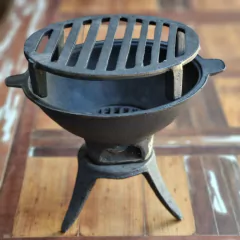 Brasero grande con parrilla