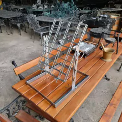 Parrilla Asador para hogar a leña