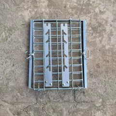 Parrilla Asador para hogar a leña - estancia-muebles