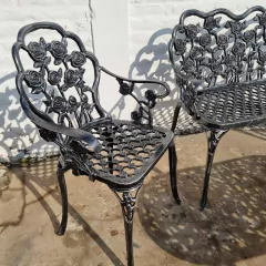 Juego de jardín Rosita GRIS - estancia-muebles
