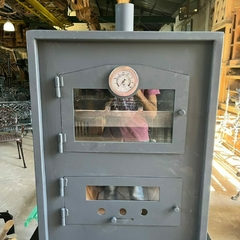 Horno Eco a leña de chapa con visor - comprar online