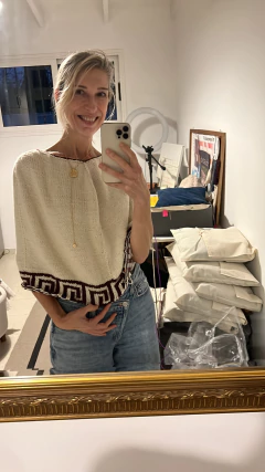 Poncho Capa Guarda Mapuche Primera Piel (Guía de tejido) - - WoolaKnitters