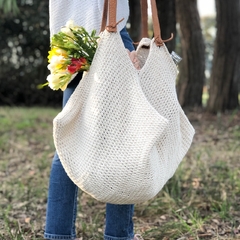 Bolso Japonés_ Patrón de tejido 2 agujas