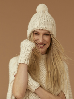 DUO Woolinlove GORRO + MITONES _Patrón para tejer en plano o circular - comprar online