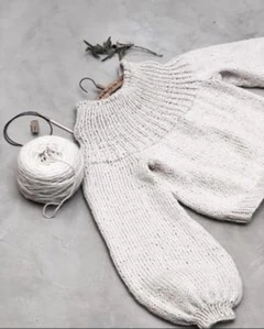 3 CLASES ONLINE Hannah, Mi primer Sweater Circular en internet