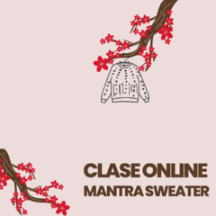 Clase ONLINE Lanzamiento MANTRA Sweater ☯️- Guía de Tejido - comprar online