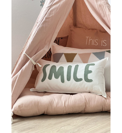 Almohadón Smile, deco divertida para chicos y chicas