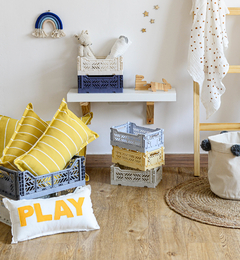 Almohadones Tusor RAYAS, ideales para deco infantil y juvenil. Disponibles en 3 tamaños y varios colores. Personaliza tu habitación con estilo y comodidad, combinalos con opciones lisas o estampadas para una Deco soñada!