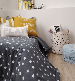 ¡Dale un toque canchero y divertido a la Deco de tus chicos! Nuestro almohadón Play es perfecto para agregar un toque de color y personalidad a tu habitación. Es ideal para peques y adolescentes sumando diversión en su decoración.