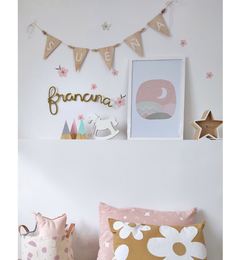 BANDERÍN MADERA - SUEÑA - comprar online