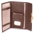 Carteira Feminina Grande Couro Matelasse Marrom Helena - comprar online