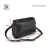 Bolsa Transversal Pequena Couro Preto Flor na internet