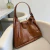 Bolsa Sacola Grande Couro Croco Marrom Bárbara