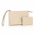 Nécessaire + Porta Cartão Couro Off White