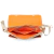 Bolsa Transversal Média Couro Ouro Marina - comprar online