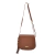 Bolsa Clutch Pequena Couro Marrom Bia