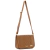 Bolsa Feminina Clutch Pequena Couro Caramelo Alice - Sifra Bolsas e Carteiras de couro legítimo