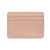 Porta Cartão Duplo Couro Rose - comprar online