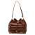 Bolsa Saco Transversal Couro Amêndoa Lauren
