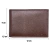 Carteira Masculina Grande Slim Couro Marrom - Sifra Bolsas e Carteiras de couro legítimo