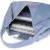 Bolsa Sacola Grande Couro Azul Claro Bárbara - comprar online
