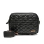 Bolsa Feminina Transversal Couro Preta Lily