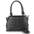 Bolsa de Ombro Média Matelasse Couro Preto Amélia